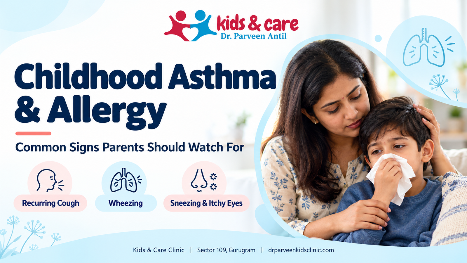 Childhood Asthma and Allergy: Common Signs Parents Should Watch For